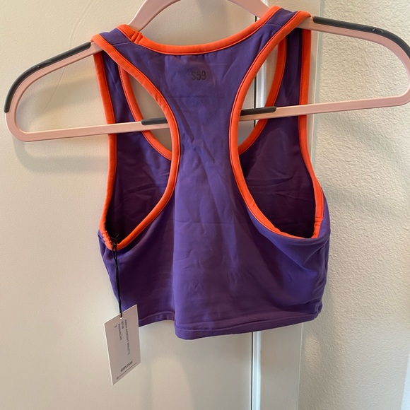 NWT Splits59 Amber Airweight Bralette in iris/mandarin size small - Picture 4 of 6